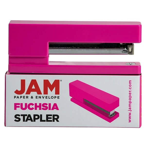 JAM Paper Modern Desktop Stapler, 10 Sheet Capacity, Pink (337PIZ) 5 JAM Paper Modern Desktop Stapler, 10 Sheet Capacity, Pink (337PIZ) - Image 3