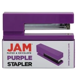 JAM Paper Modern Desktop Stapler, 10 Sheet Capacity, Purple (337PUZ) 8 JAM Paper Modern Desktop Stapler, 10 Sheet Capacity, Purple (337PUZ) -Bostitchy Store sp170856832 s7