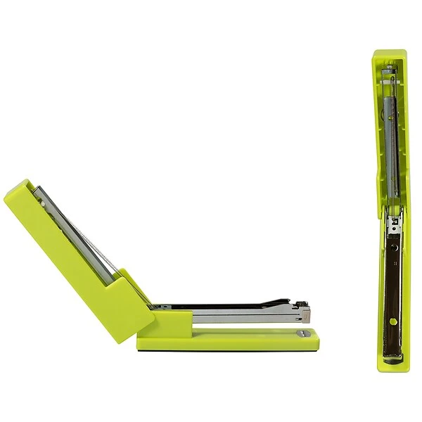 JAM Paper Modern Desktop Stapler, 10 Sheet Capacity, Lime Green (337GR) 4 JAM Paper Modern Desktop Stapler, 10 Sheet Capacity, Lime Green (337GR) - Image 2