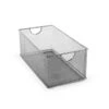 Design Ideas Mesh Stacking Bin 6"H X 14"D X 8"W, Silver (342199) -Bostitchy Store sp17707122 s7