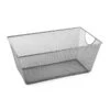 Design Ideas 33 Qt. Mesh Zip Box, Silver (351499) -Bostitchy Store sp17707137 s7