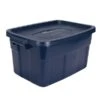 Rubbermaid Roughneck 56 Quart Latching Lid Storage Tote, Dark Indigo Metallic (RMRT140008) 2 Rubbermaid Roughneck 56 Quart Latching Lid Storage Tote, Dark Indigo Metallic (RMRT140008) -Bostitchy Store sp177317308 s7