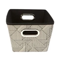 Closet Candie Storage Tote, Medium, Geo Natural (M-77828)