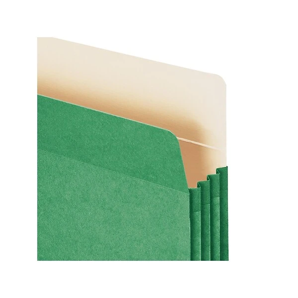 Smead Paper Stock File Pocket, 3.5" Expansion, Letter Size, Green (73226) 4 Smead Paper Stock File Pocket, 3.5" Expansion, Letter Size, Green (73226) - Image 2