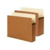 Smead SuperTab Paper Stock File Pocket, 3.5" Expansion, Letter Size, Redrope, 25/Box (73230) -Bostitchy Store sp37069595 s7