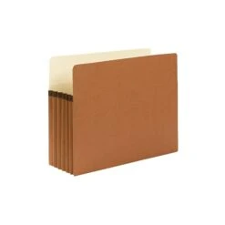 Smead File Pockets, 5.25" Expansion, Letter Size, Redrope, 50/Box (73810) -Bostitchy Store sp38165121 s7