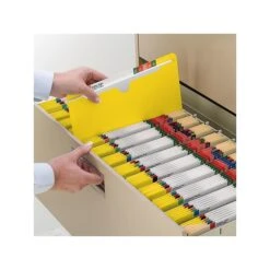 Smead Reinforced File Jackets, Reinforced Straight Cut Tab, Letter Size, Yellow, 100/Box (75511) 10 Smead Reinforced File Jackets, Reinforced Straight Cut Tab, Letter Size, Yellow, 100/Box (75511) -Bostitchy Store sp38714980 s7