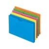 Pendaflex Glow Plastic File Jacket, 1" Expansion, Letter Size, Assorted, 5/Pack (50992) -Bostitchy Store sp39611541 s7