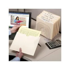 Smead File Jacket, Reinforced Tab, Flat-No Expansion, Legal Size, Manila, 100/Box (76500) -Bostitchy Store sp39611849 s7