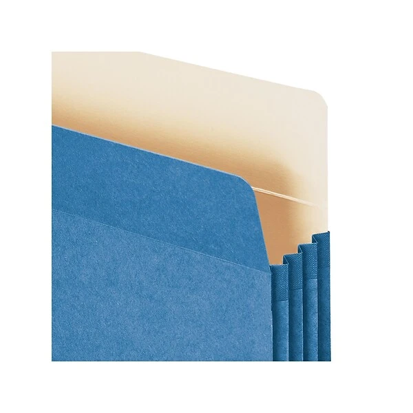 Smead File Pockets, 3.5" Expansion, Letter Size, Blue (73225) 5 Smead File Pockets, 3.5" Expansion, Letter Size, Blue (73225) - Image 3