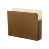 Pendaflex Watershed 30% Recycled Reinforced File Pocket, 3 1/2" Expansion, Letter Size, Redrope, 10/Box (35247)