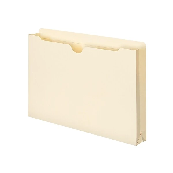 Smead File Jacket, Reinforced Tab, 1-1/2" Expansion, Legal Size, Manila, 50/Box (76540) 4 Smead File Jacket, Reinforced Tab, 1-1/2" Expansion, Legal Size, Manila, 50/Box (76540) - Image 2