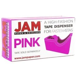 JAM Paper® Office & Desk Sets, (1) Stapler (1) Tape Dispenser, Fuchsia, 2/pack -Bostitchy Store sp4211293 s7