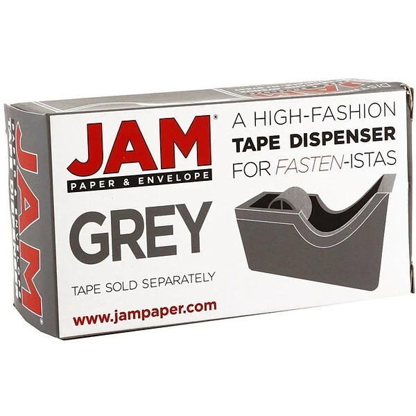 JAM Paper® Office & Desk Sets, (1) Stapler (1) Tape Dispenser, Grey, 2/pack 5 JAM Paper® Office & Desk Sets, (1) Stapler (1) Tape Dispenser, Grey, 2/pack - Image 3