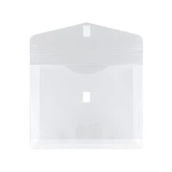 JAM Paper Poly Envelope With Hook & Loop Closure, 2" Expansion, Letter Size, Clear, 12/Pack (218V2CL) 10 JAM Paper Poly Envelope With Hook & Loop Closure, 2" Expansion, Letter Size, Clear, 12/Pack (218V2CL) -Bostitchy Store sp42125158 s7