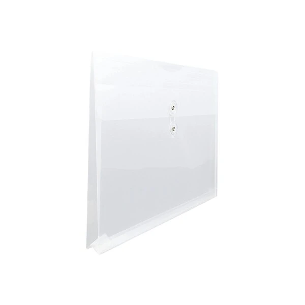 JAM Paper Poly Envelope Button & String Tie Closure, 1" Expansion, Letter Size, Clear, 12/Pack (218B1CL) 3 JAM Paper Poly Envelope Button & String Tie Closure, 1" Expansion, Letter Size, Clear, 12/Pack (218B1CL)