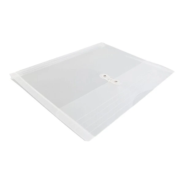 JAM Paper Poly Envelope Button & String Tie Closure, 1" Expansion, Letter Size, Clear, 12/Pack (218B1CL) 4 JAM Paper Poly Envelope Button & String Tie Closure, 1" Expansion, Letter Size, Clear, 12/Pack (218B1CL) - Image 2