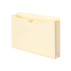 Smead File Jacket, Reinforced Tab, 2" Expansion, Legal Size, Manila, 50/Box (76560)