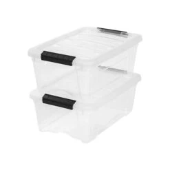 Iris Stack & Pull Stackable, Clear, 6/Carton (100300) -Bostitchy Store sp42716381 s7