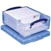 Really Useful Box® 8.1 Liter Snap Lid Storage Bin, Clear (8.1L CL) -Bostitchy Store sp42717948 s7