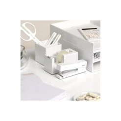 Poppin Stapler, 20 Sheet Capacity, White (100152) -Bostitchy Store sp43801844 s7