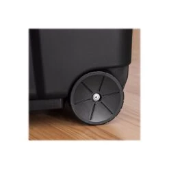 Remington 169 Qt. Latch Lid Storage Totes, Black, 2/Carton (296003) -Bostitchy Store sp45440902 s7