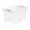 Iris Stack & Pull 54 Qt. Latch Lid Storage Bin, Clear (100243) -Bostitchy Store sp45446651 s7