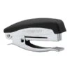 Bostitch Deluxe Hand-Held Stapler, 20 Sheet Capacity, Black/Chrome (42100) -Bostitchy Store sp45448912 s7