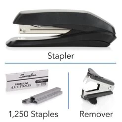 Swingline® Standard Stapler Value Pack (Premium Staples & Remover Included), 15 Sheet Capacity, Black (54567) -Bostitchy Store sp56867942 s7