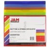 JAM PAPER Plastic Filing Envelopes With Button & String Tie Closure, Letter Size, Assorted Colors, 6/Pack (218B1RGBOYP) 1 JAM PAPER Plastic Filing Envelopes With Button & String Tie Closure, Letter Size, Assorted Colors, 6/Pack (218B1RGBOYP) -Bostitchy Store sp71001484 s7