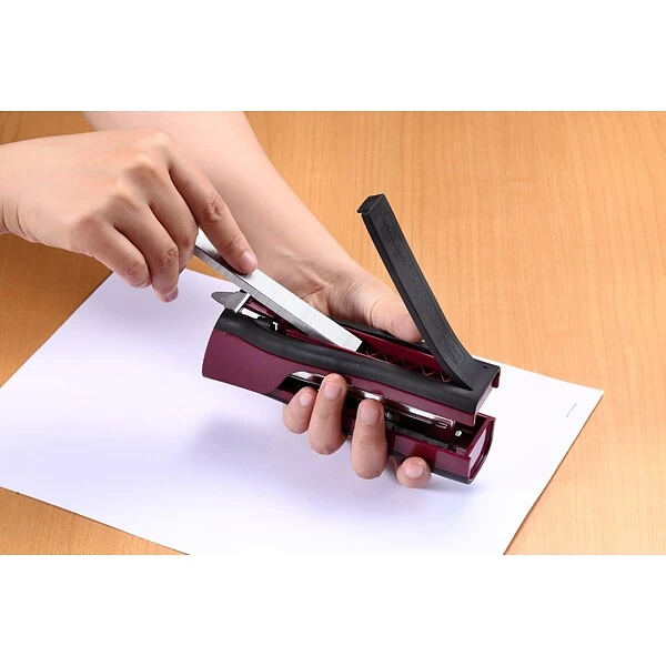 Bostitch Dynamo Desktop Stapler With Pencil Sharpener, 20-Sheet Capacity, Magenta (B696RMAG) 5 Bostitch Dynamo Desktop Stapler With Pencil Sharpener, 20-Sheet Capacity, Magenta (B696RMAG) - Image 3