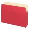 Pendaflex 10% Recycled Reinforced File Pocket, 3 1/2" Expansion, Letter Size, Red (1524ERED) -Bostitchy Store sp95990912 s7